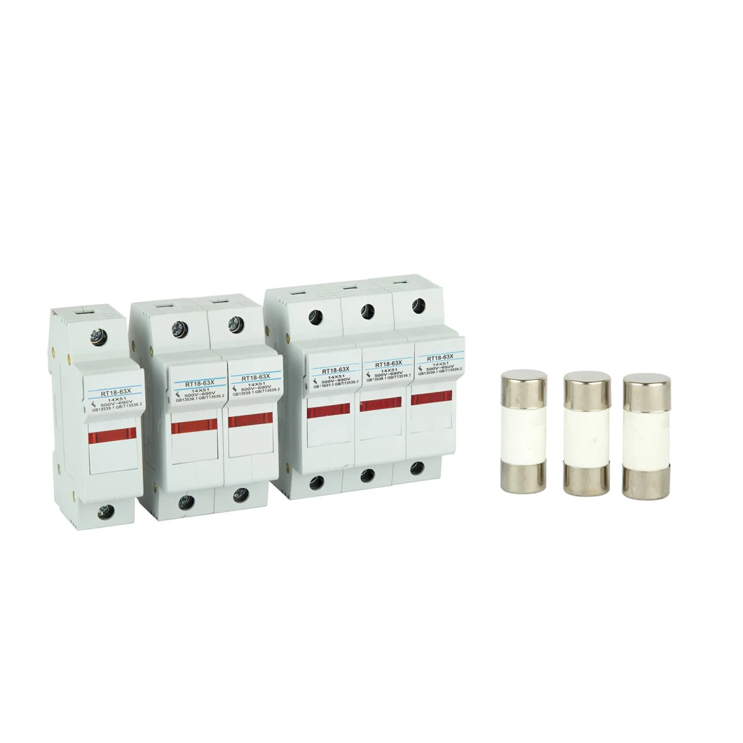 Professional Manufacturer Highly Quality 125A Fuse Holder Without LED Indication for Cylindrical Fuse Link