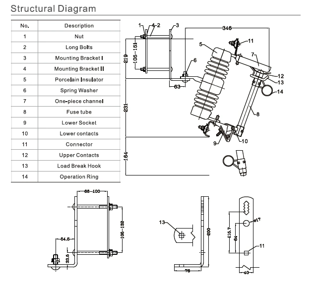 Dropout Fuse Yk2 Series 26kv