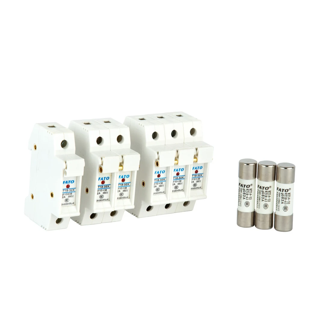 China Professional Manufacturer 32A 63A 125A Fuse Holder with Indication for Cylindrical Fuse Link