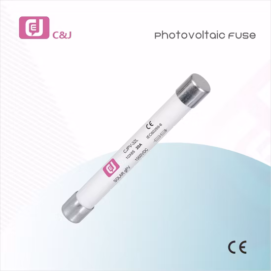 Cjpv-32L 8A-50A 1500V 円筒形 DC パネル DC 太陽光発電セラミックヒューズ